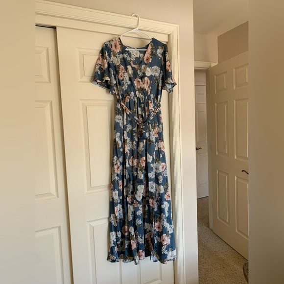 COPY - Baltic Born Sicily Satin Maxi Dress - Picture 4 of 10